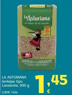 La Asturiana - Lentejas Tipo Lanzarote