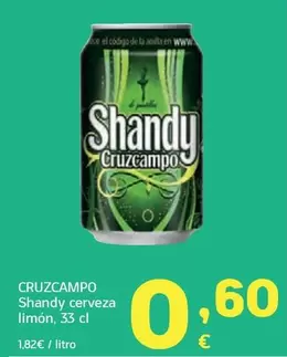 Cruzcampo - Shandy Cerveza Limón