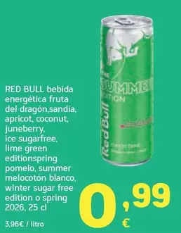 Red Bull - Bebida Energética Fruta Del Dragón