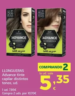 Llongueras - Advance Tinte Capilar Distintos Tonos