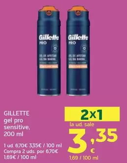 Gillette - Gel Pro Sensitive