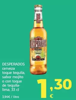 Desperados - Cerveza Toque Tequila Sabor Mojito O Con Toque De Tequila- Lima