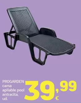 Progarden Cama Apilable Pool Antracita