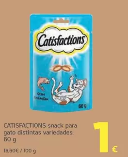 Catisfactions - Snack Para Gato Distintas
