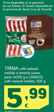 Tirma - Cafe Natural Molido O Mezcla Suave