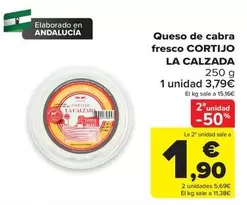 Cortijo La Calzada - Queso De Cabra Fresco