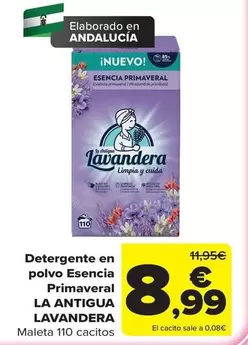 La Antigua Lavandera - Detergente En Polvo Esencia Primaveral