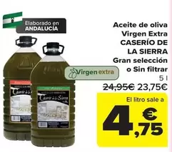 CASERIO DE LA SIERRA - Aceite De Oliva Virgen Extra