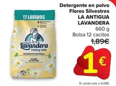 La Antigua Lavandera - Detergente En Polvo Flores Silvestres
