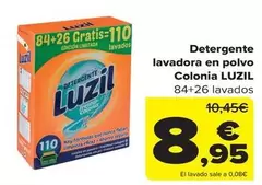 Luzil - Detergente Lavadora En Polvo Colonia