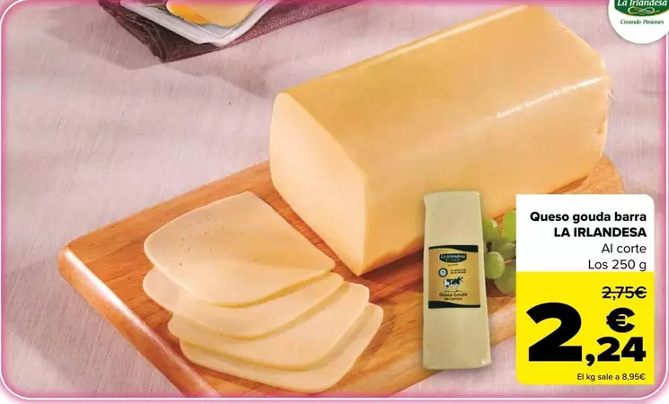 La Irlandesa - Queso Gouda Barra
