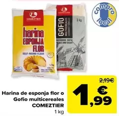 Comeztier - Harina De Esponja Flor O Gofio Multicereales