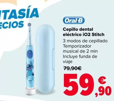 Oral B - Cepillo Dental Eléctrico I02 Stitch