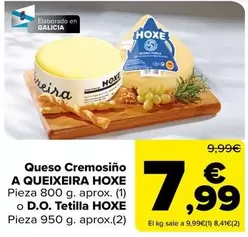 Hoxe - Queso Cremosiño A Queixeira