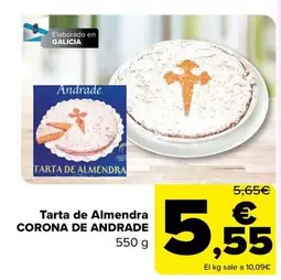 Corona De Andrade - Tarta De Almendra