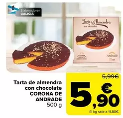 Corona De Andrade - Tarta De Almendra Con Chocolate
