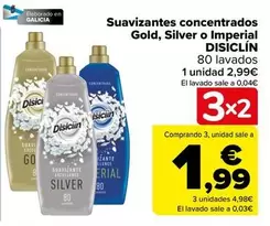 Disiclin - Suavizantes Concentrados Gold, Silver O Imperial
