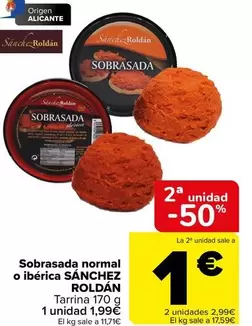 Sanchez Roldan - Sobrasada Normal O Iberica