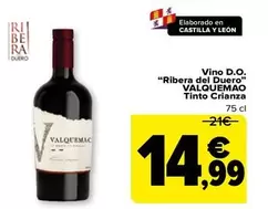 Valquemao - Vino D.O. Ribera Del Duero Tinto Crianza