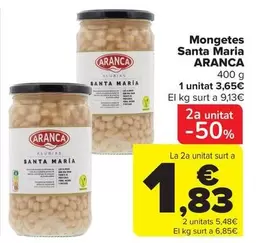 Aranca - Mongetes Santa Maria