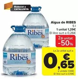 Aigua De Ribes - 5 L