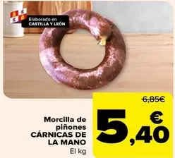 Cárnicas La Mano - Morcilla De Piñones