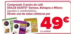 Dolce Gusto - Comprando 3 Packs De Cafe Genova, Bologna O Milano