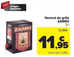 Zarro - Vermut De Grifo