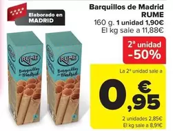 Rume - Barquillos De Madrid