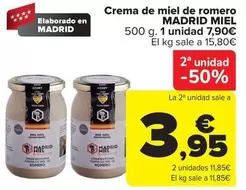 Madrid Miel - Crema De Miel De Romero