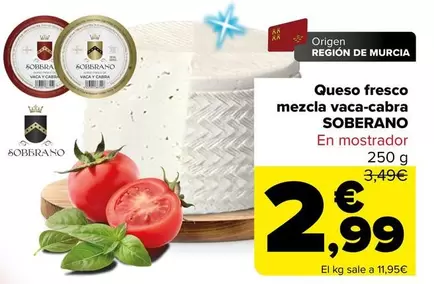 Soberano - Queso Fresco Mezcla Vaca-cabra