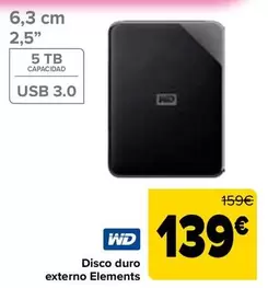 WD - Disco Duro Externo Elements