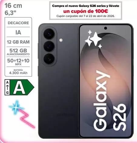 Samsung - Smartphone Libre Galaxy S26