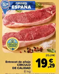 Círculo De Calidad - Entrecot De Añojo