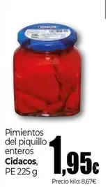 Cidacos - Pimientos Del Piquillo Enteros