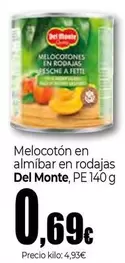 Del Monte - Melocoton En Almibar En Rodajas