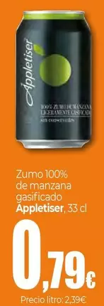 Appletiser - Zumo 100% De Manzana Gasificado