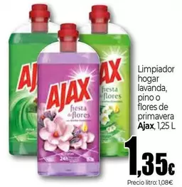 Ajax - Limpiador Hogar Lavanda, Pino O Flores De Primavera