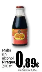 Piragua -  Malta Sin Alcohol