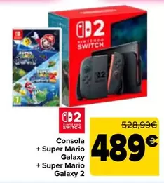 Nintendo SWITCH - Consola + Super Mario Galaxy + Super Mario Galaxy 2