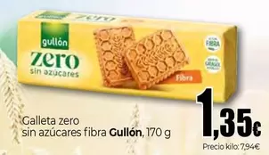 Gullón - Galleta Zero Sin Azucares Fibra