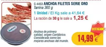 Oro - Anchoa Filetes Serie