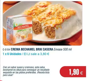 Ideal - Crema Bechamel Brik Casera