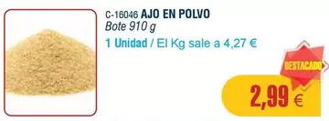 Ajo En Polvo