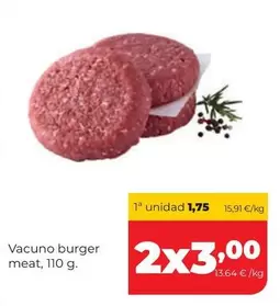 Vacuno Burger Meat