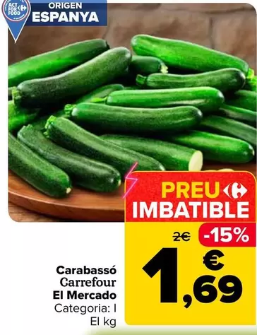 Carrefour El Mercado - Calabacin