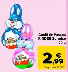 Kinder - Conejo De Pascua Surprise