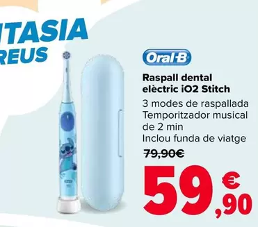 Oral B - Cepillo Dental Eléctrico I02 Stitch