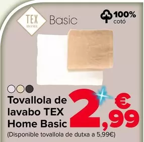 Tex Home Basic - Toalla Lavabo