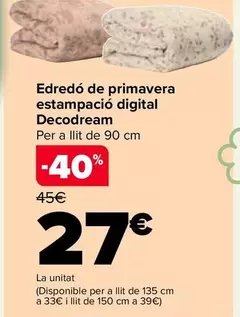 Edredon Primavera Estampacion Digital Decodream